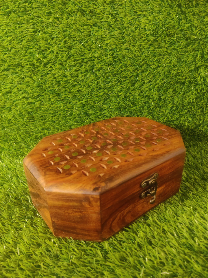 CRAFTCASTLE Wooden Rectangular Jewellery Box  Set Of 3