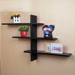 Arm Floating Book Shelf - Elegant Wall Mounted Bookshelf (WS121)