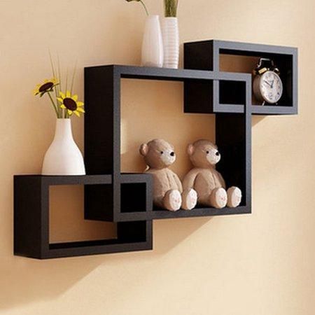 Wooden Box Shelves - Rustic Wall Décor Storage (WS-111)