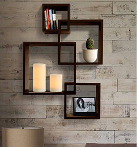 Set Of 4 Cube Intersecting Shelves  (WS116)
