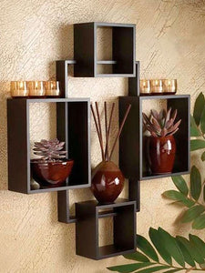 Set Of 5 Cube Intersecting Shelves  (WS216)
