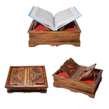 Wooden Quran Box, Quran Rehail 2 In 1 Size 10×13 Inches