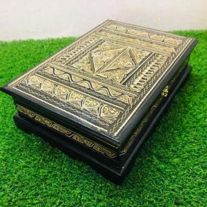 WOODEN NAQSHI QURAN BOX