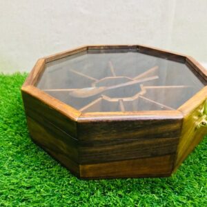 Round Spice Box ( MSB03 ) Size - 10x10 Inch