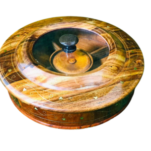 Wooden Dry fruit Box Round 12x12 Inch DFB01