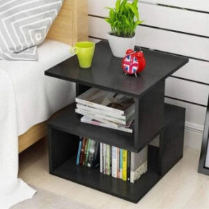 Bedside Table Rectangle Hallow Design