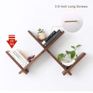 Wall Mounted Shelf Hanging - Decorative Storage Display (Ws132)