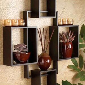 Set Of 5 Cube Intersecting Shelves  (WS216)